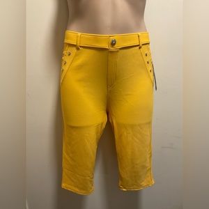 Yellow Long Shorts